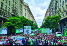 Paro y movilización de ATE Capital