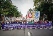 Estudiantes y docentes movilizaron a Legislatura porteña por aumento del presupuesto