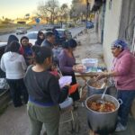 Sosteniendo un merendero en Villa Madero