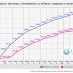 Los salarios docentes universitarios en caída libre